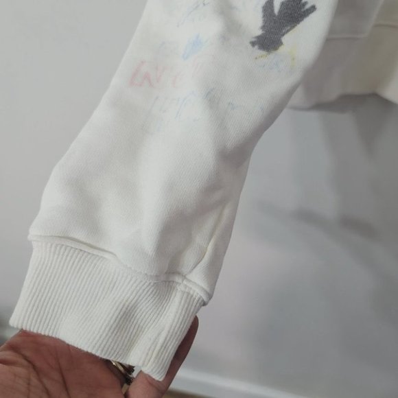 Yeezy Cream Sweatshirt with Black Details - Picture 6 of 10